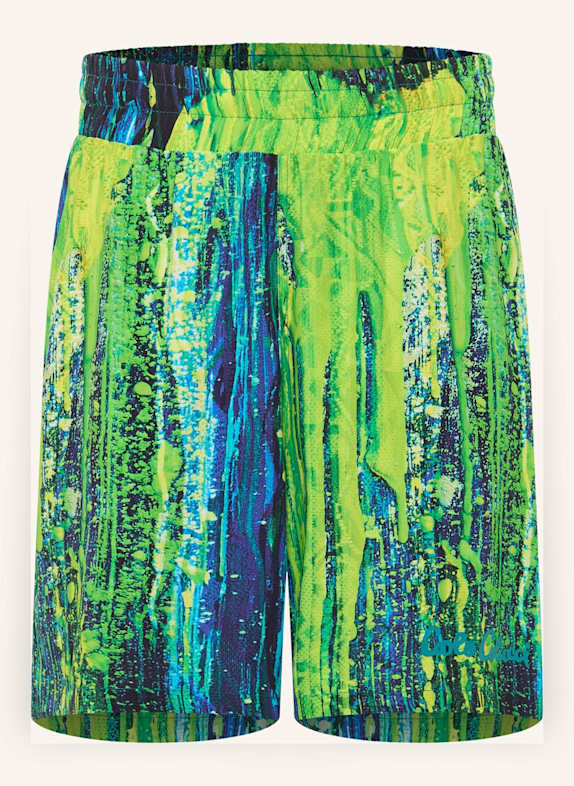 CARLO COLUCCI Short - AI DRIP KNIT FAVRETTO DUNKELBLAU/ GRAU