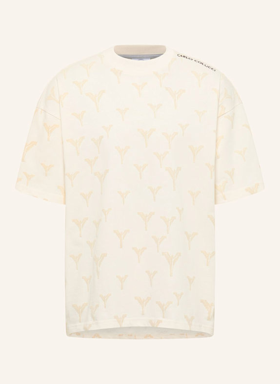 CARLO COLUCCI Logo T-Shirt - CLEAN CAPSULE FASAN WEISS
