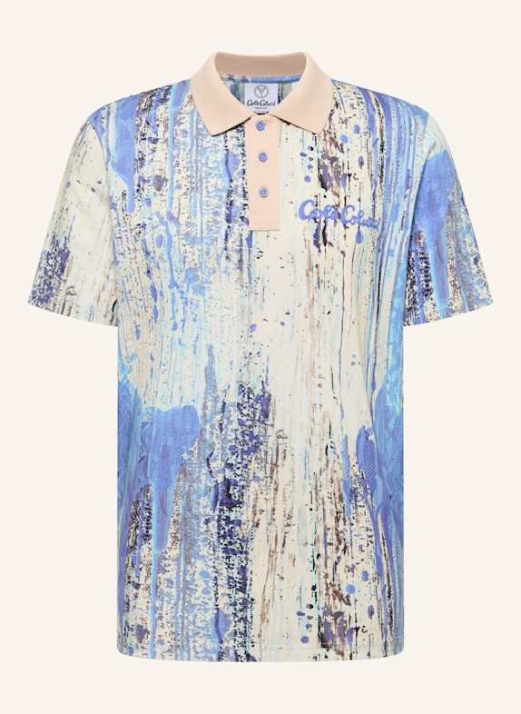 CARLO COLUCCI Poloshirt - AI DRIP KNIT FASCELLA WEISS