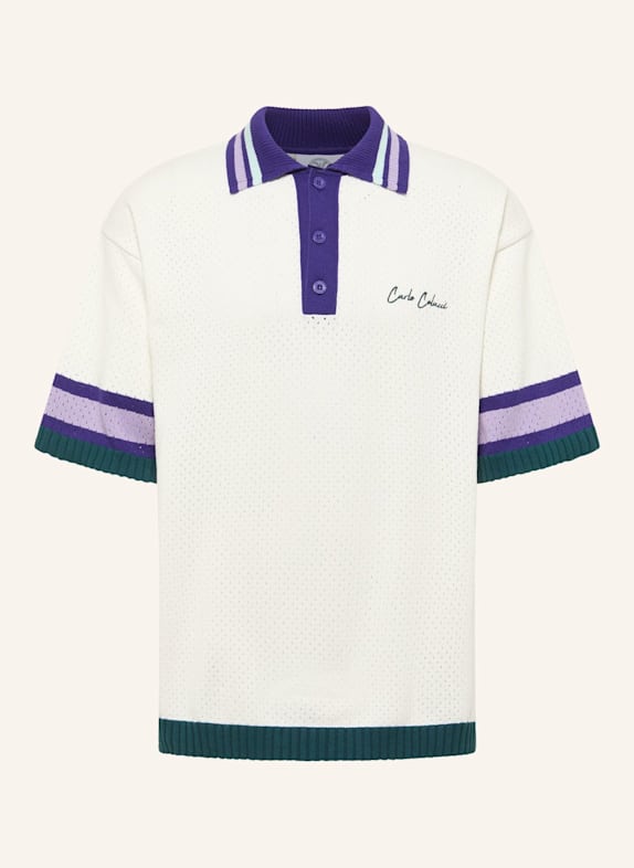 CARLO COLUCCI Mesh Poloshirt - MATCH POINT FAULHABER WEISS