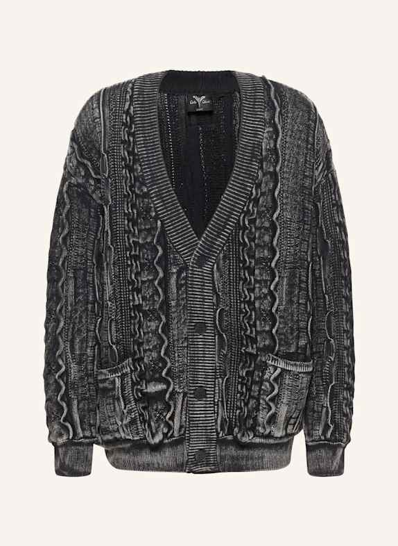 CARLO COLUCCI Strickjacke - Carat 2.0 FANT SCHWARZ