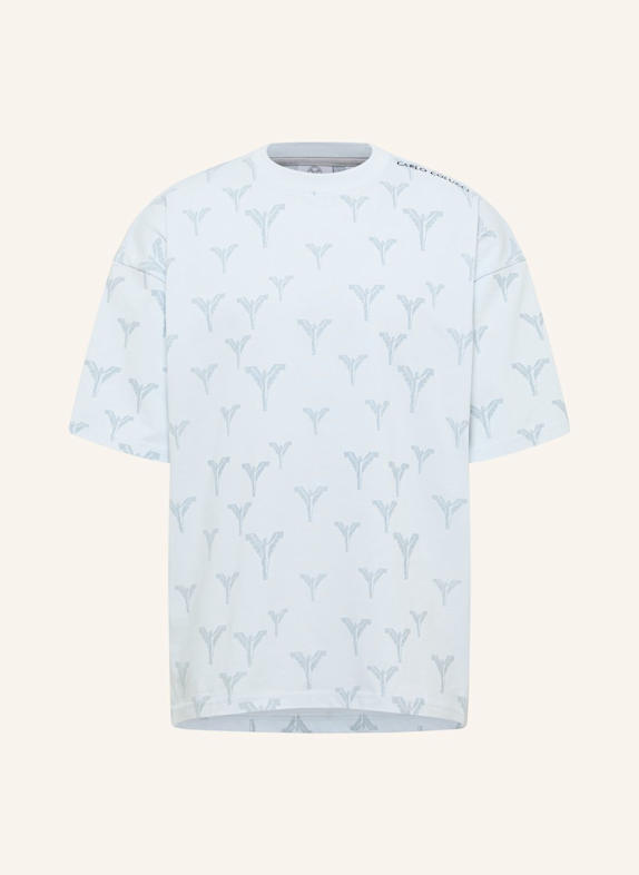 CARLO COLUCCI Logo T-Shirt - CLEAN CAPSULE FASAN HELLBLAU