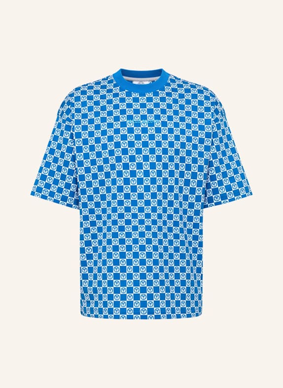 CARLO COLUCCI T-Shirt - Mosaic Legacy FEDERSPIEL DUNKELBLAU