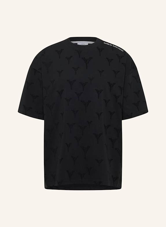 CARLO COLUCCI Logo T-Shirt - CLEAN CAPSULE FASAN SCHWARZ