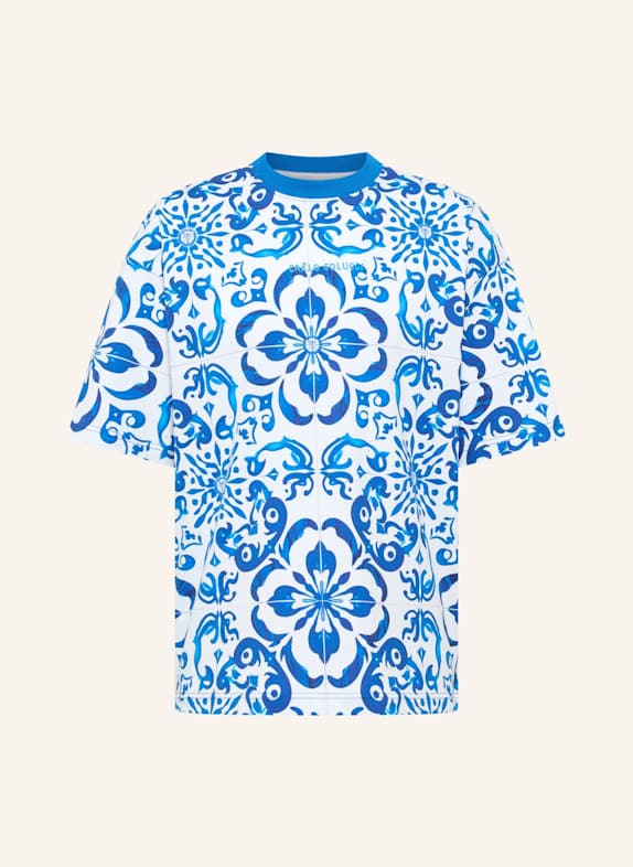 CARLO COLUCCI Oversize T-Shirt - Mosaic Legacy FEDI DUNKELBLAU