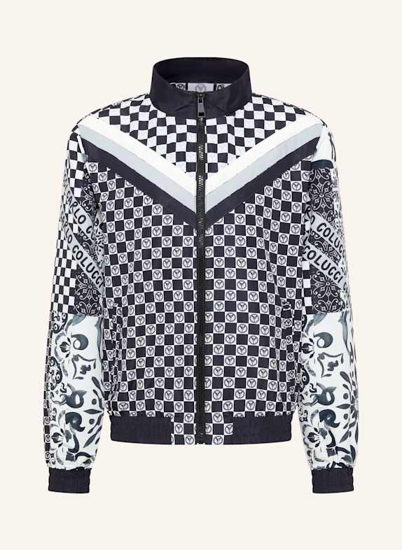 CARLO COLUCCI Tracksuit Jacke - Mosaic Legacy FEDRIZZI SCHWARZ