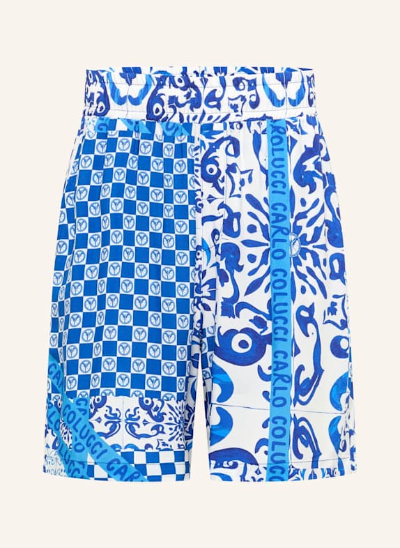 CARLO COLUCCI Shorts - Mosaic Legacy FEDRIGOTTI DUNKELBLAU