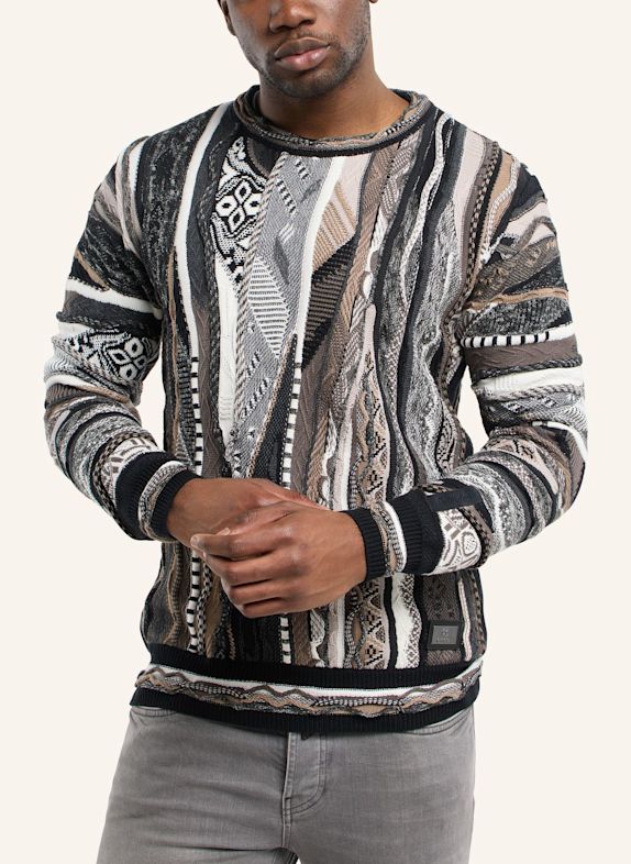 CARLO COLUCCI Strickpullover FEUDO SCHWARZ