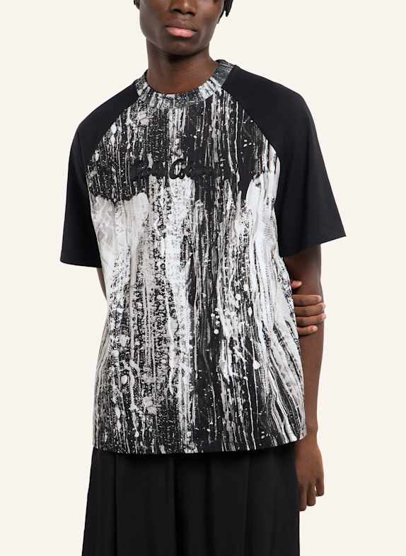 CARLO COLUCCI T-Shirt - AI DRIP KNIT FANTINI SCHWARZ