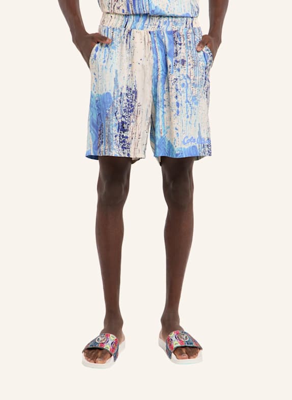 CARLO COLUCCI Short - AI DRIP KNIT FAVRETTO WEISS