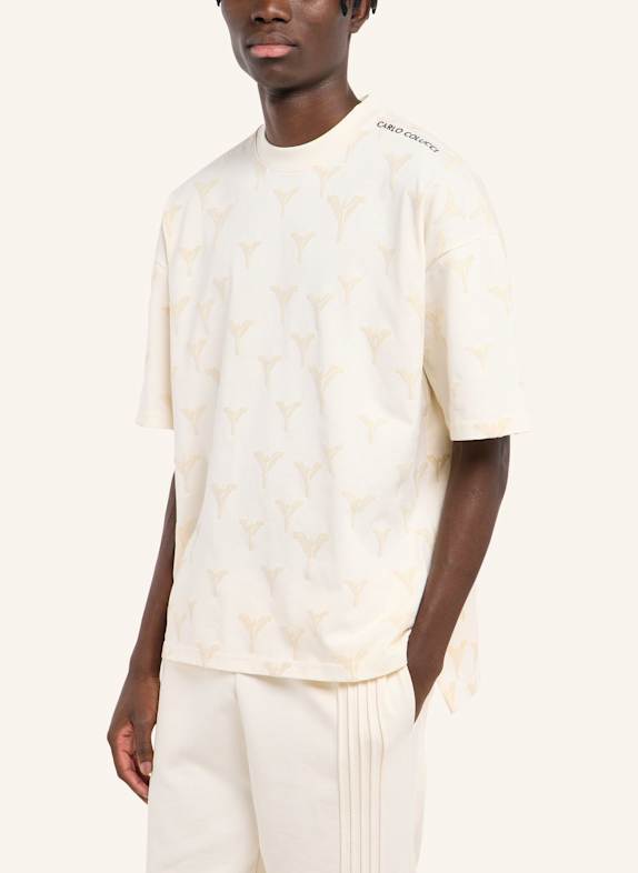 CARLO COLUCCI Logo T-Shirt - CLEAN CAPSULE FASAN WEISS