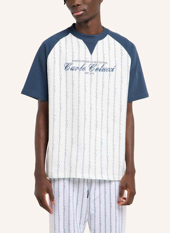 CARLO COLUCCI T-Shirt - MATCH POINT FARA BLAU