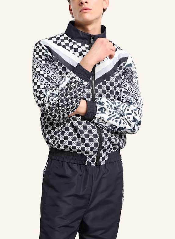 CARLO COLUCCI Tracksuit Jacke - Mosaic Legacy FEDRIZZI SCHWARZ