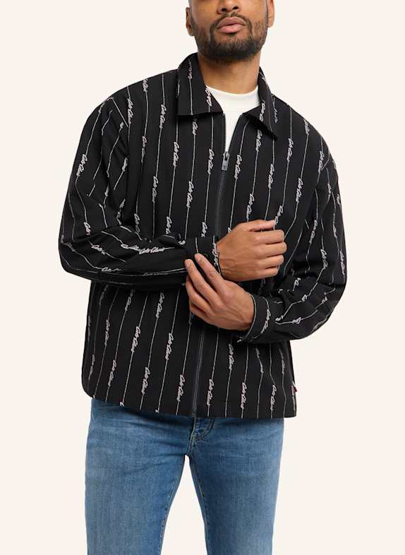 CARLO COLUCCI Tracksuit Jacke - CASUAL SUIT FAVARATO SCHWARZ