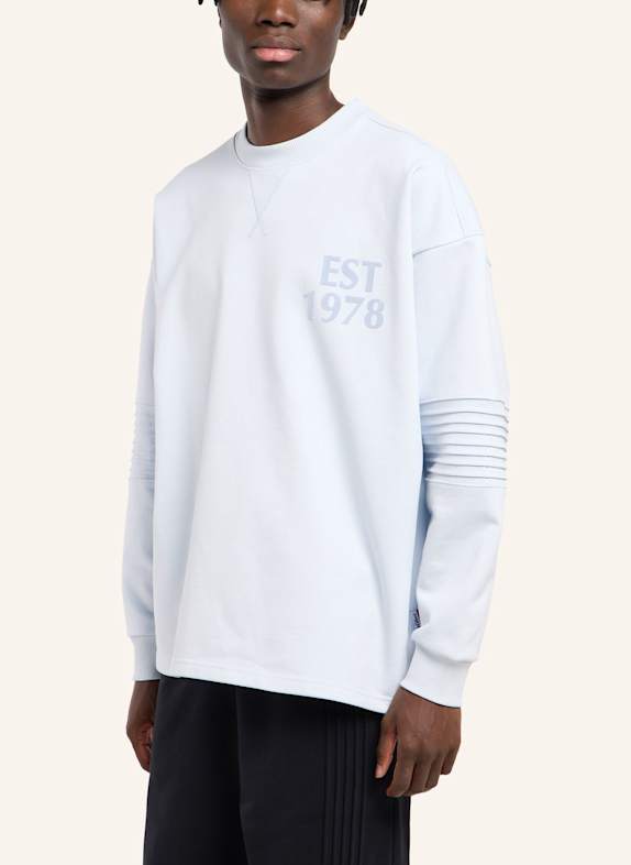 CARLO COLUCCI Sweatshirt - CLEAN CAPSULE FAUSTINI HELLBLAU