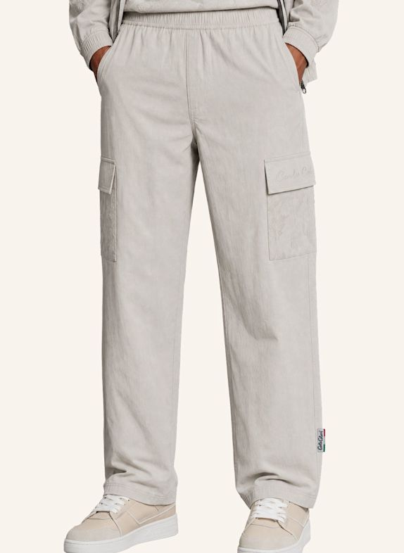 CARLO COLUCCI Flockprint Cargohose - Soft Impact FIPINGER BEIGE