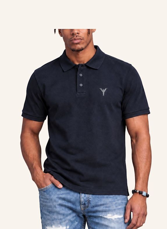 CARLO COLUCCI Poloshirt - Carlos Classic FRANER DUNKELBLAU
