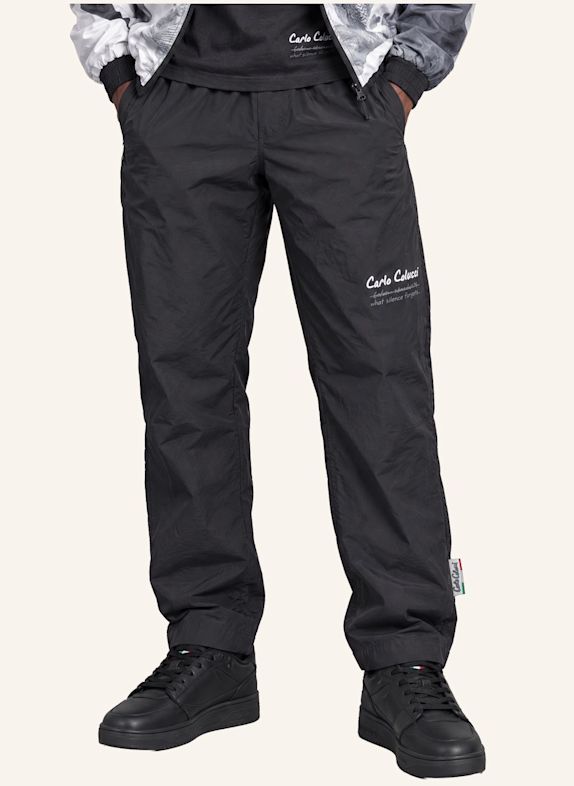 CARLO COLUCCI Tracksuit Hose - Human Canvas FOSSI SCHWARZ
