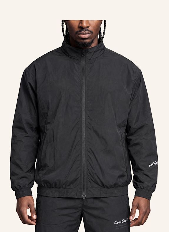 CARLO COLUCCI Oversize Tracksuit Wendejacke - Human Canvas FORZANO SCHWARZ