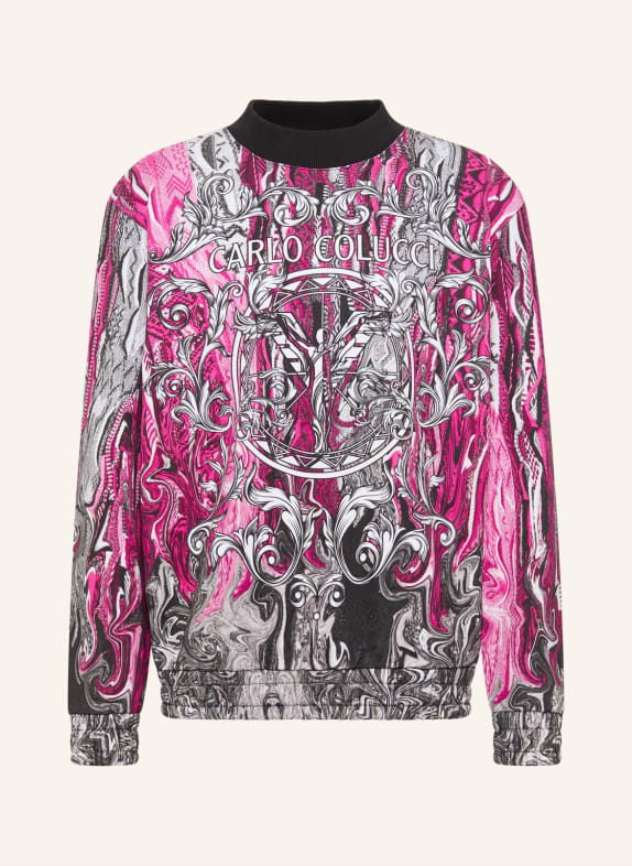 CARLO COLUCCI Sweatshirt "Fusion" DEMATTE PINK