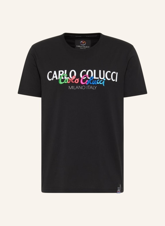CARLO COLUCCI T-Shirt CAMISA SCHWARZ