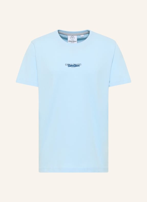 CARLO COLUCCI T-Shirt Basic Line DE SALVADOR BLAU