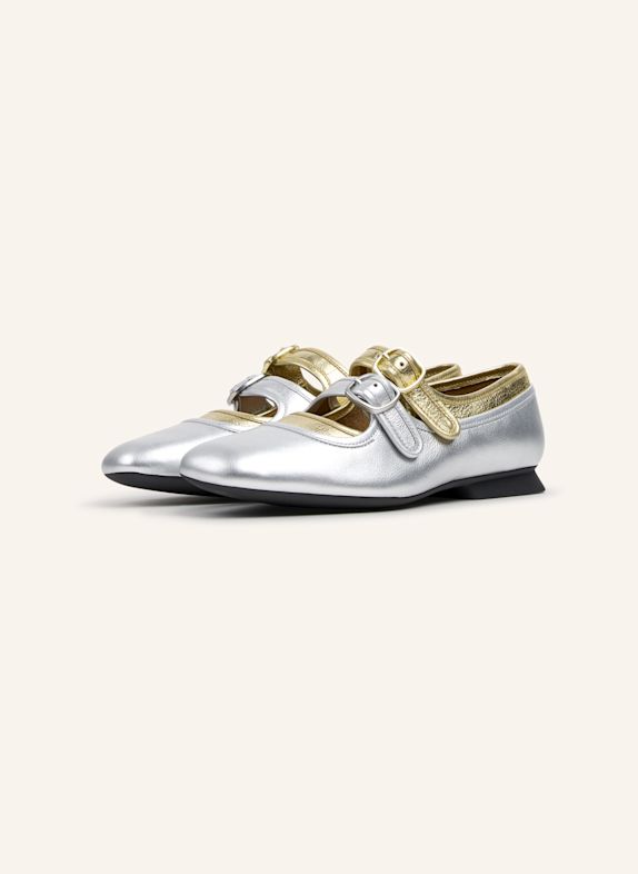 CAMPER Ballerinas CASI MYRA SILBER / GOLD
