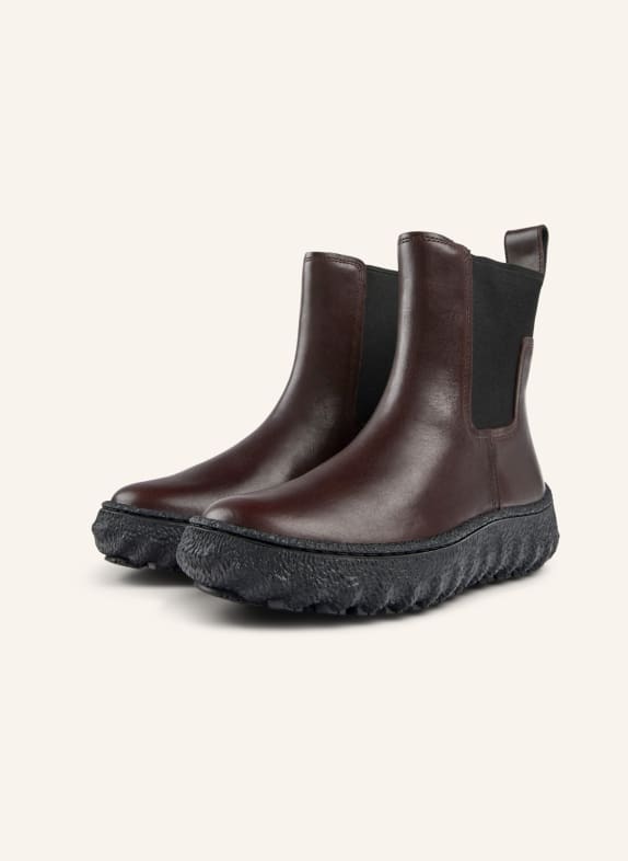 CAMPER Stiefeletten GROUND DUNKELROT