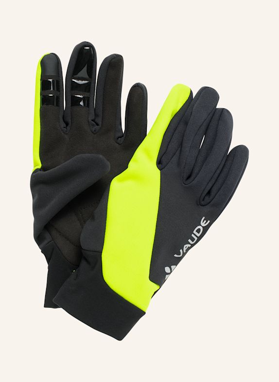 VAUDE Fahrradhandschuhe KURO WARM mit Touchscreen-Funktion GELB