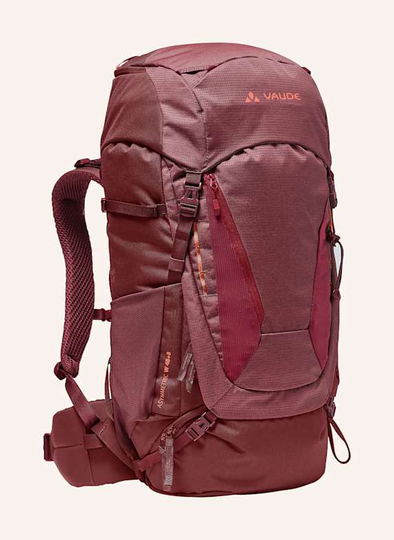 VAUDE Rucksack ASYMMETRIC 48+8 56 l ROT