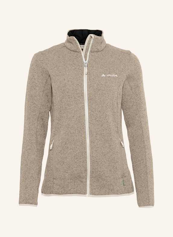 VAUDE Strick-Fleecejacke RIENZA BEIGE