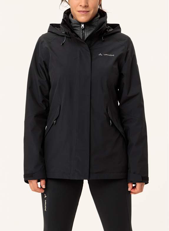 VAUDE 2-in-1-Jacke ROSEMOOR SCHWARZ