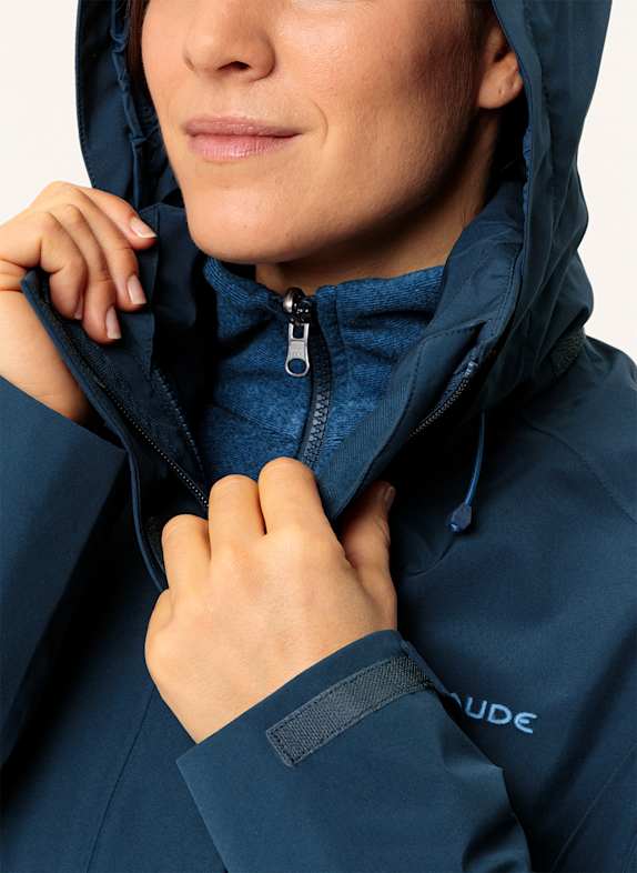 VAUDE 2-in-1-Jacke ROSEMOOR BLAU