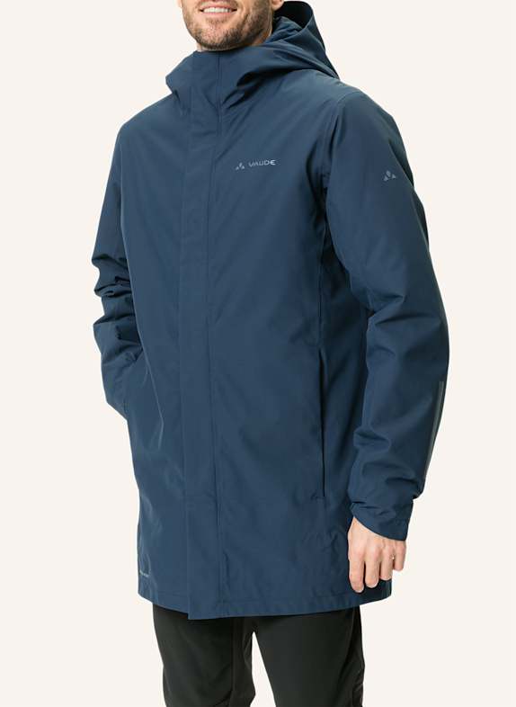 VAUDE Radjacke M CYCLIST PADDED PARKA BLAU