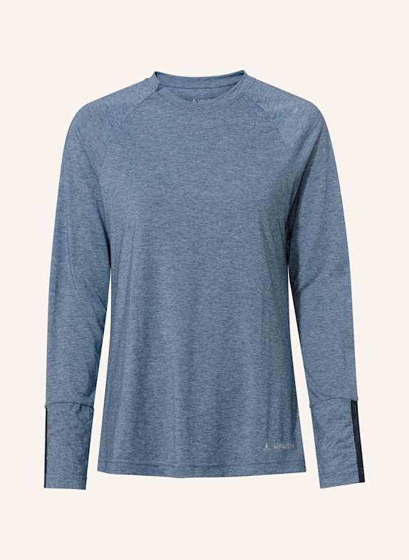 VAUDE Langarmshirt SKOMER III BLAU