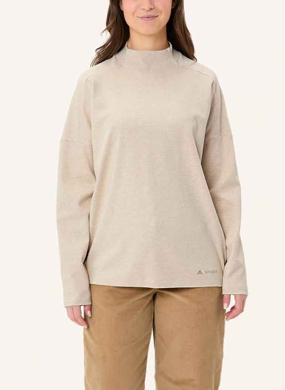 VAUDE Sweatshirt COREWAY BEIGE