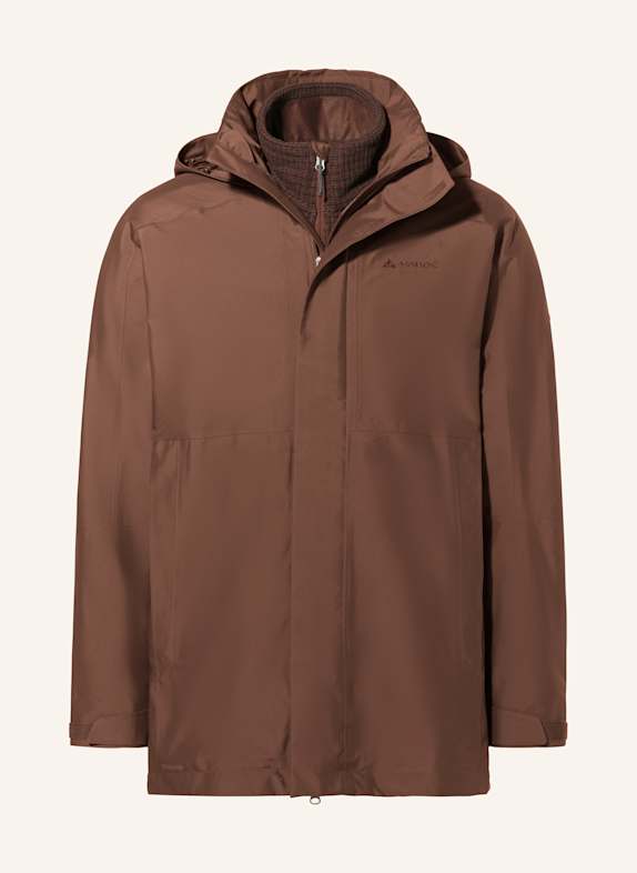 VAUDE 2-in-1-Jacke IDRIS BRAUN