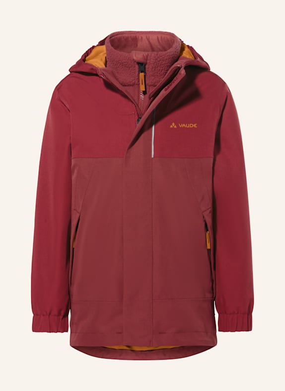 VAUDE 3in1-Jacken KIDS CAPREA 3IN1 JACKET ROT