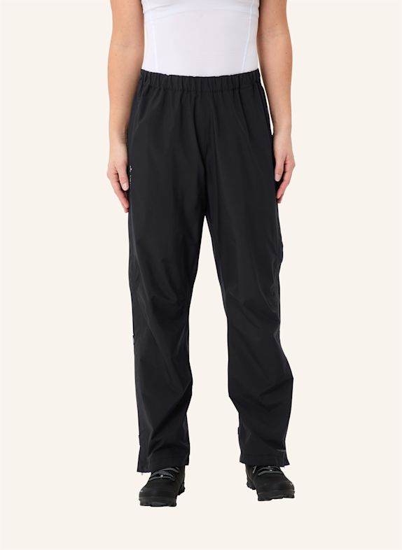 VAUDE Radhose W FLUID FULL-ZIP P SCHWARZ
