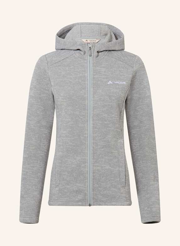 VAUDE Fleecejacke W TIKOMA HOODY JACKET II GRAU