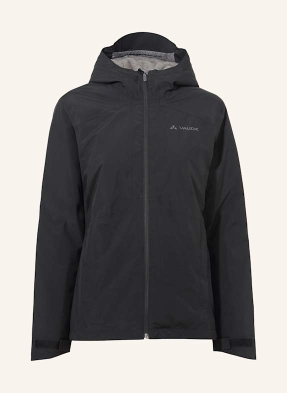 VAUDE Outdoor-Jacke W MORKON WOOL JACKET SCHWARZ