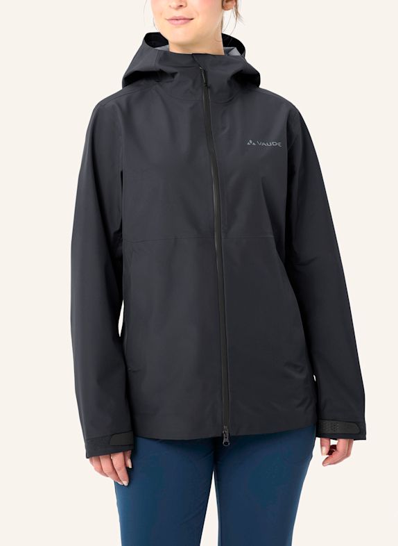 VAUDE Hardshell-Jacke W ELOPE 3L JACKET SCHWARZ