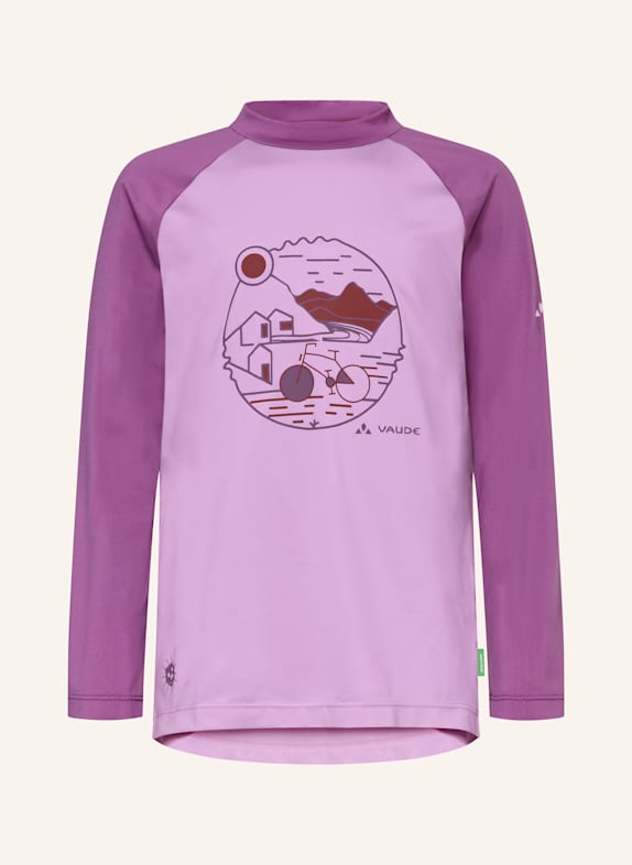 VAUDE Longsleeve SOLARO III HELLLILA/ HELLROSA