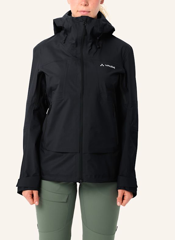 VAUDE Hardshell-Jacke W CROZ ALPINE 3L JACKET SCHWARZ