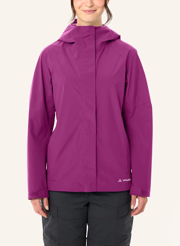 VAUDE Hardshell-Jacke W NEYLAND 2.5L JACKET II PINK/ FUCHSIA