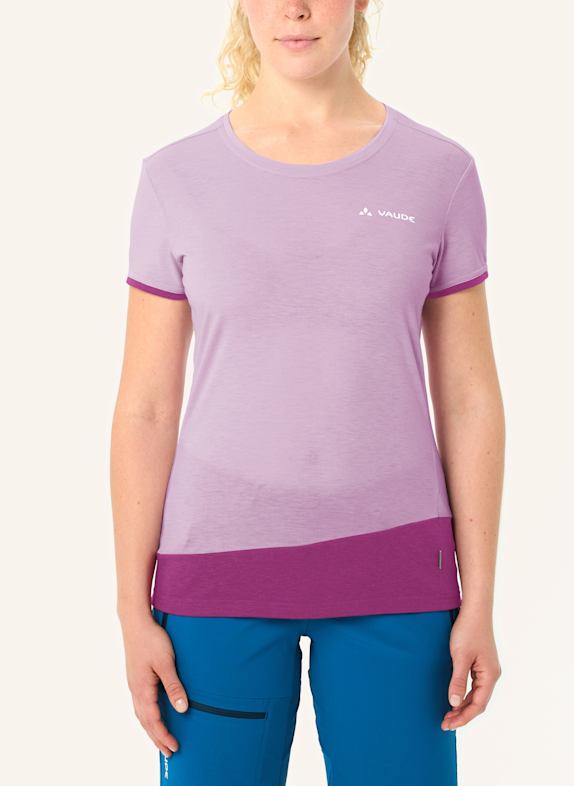 VAUDE T-Shirt SVEIT HELLLILA/ HELLROSA