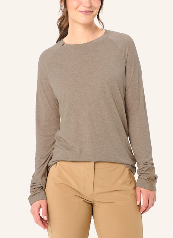 VAUDE Langarmshirt SKOMER III GRÜN