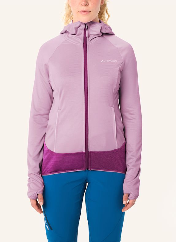 VAUDE Fleecejacke TEKOA II HELLLILA / HELLROSA