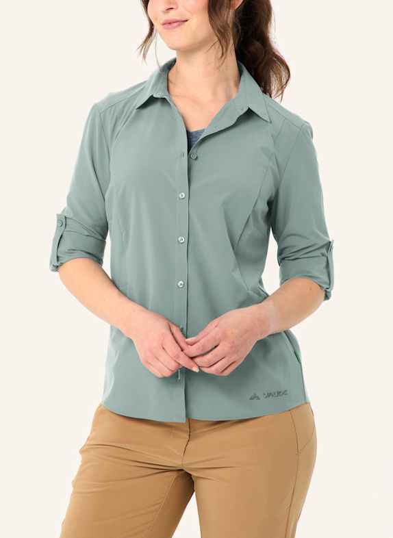 VAUDE Outdoor-Bluse ROSEMOOR GRÜN