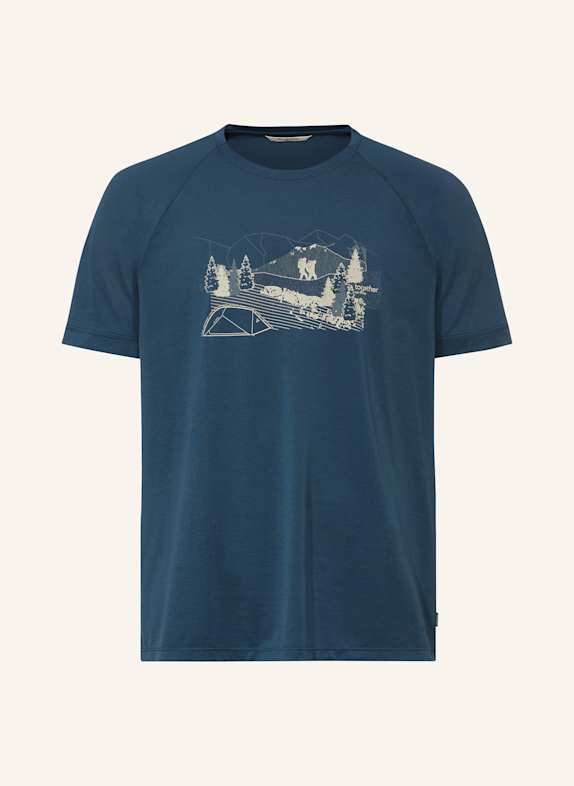 VAUDE T-Shirt GLEANN BLAU